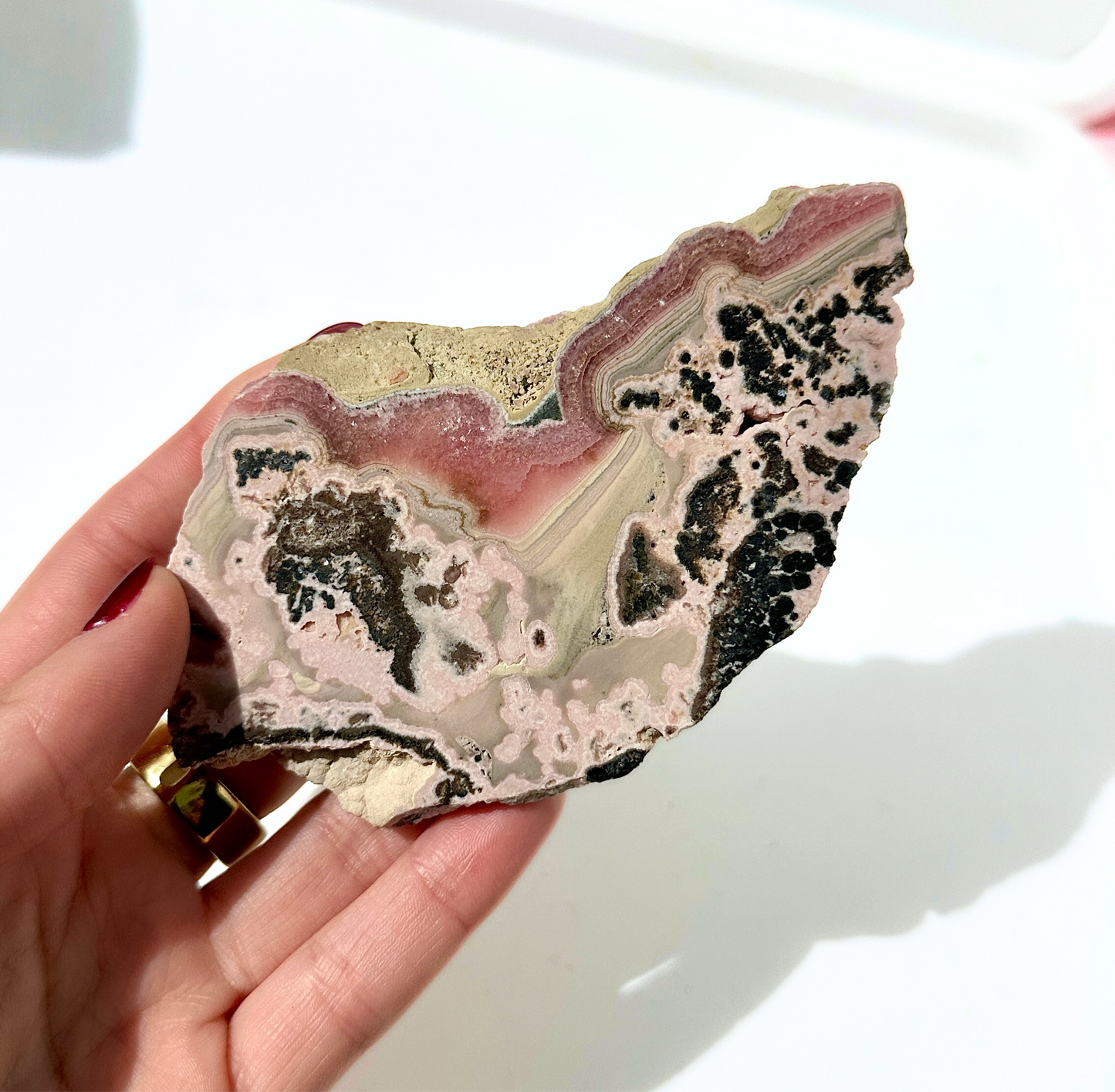 Rhodochrosite Slab