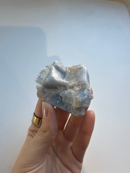 Blue Calcite Raw