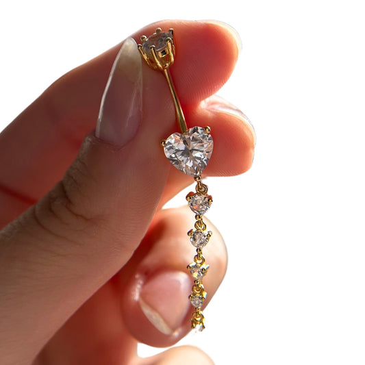 Amore Belly Ring - Conscious Crystals New Zealand Crystal and Spiritual Shop