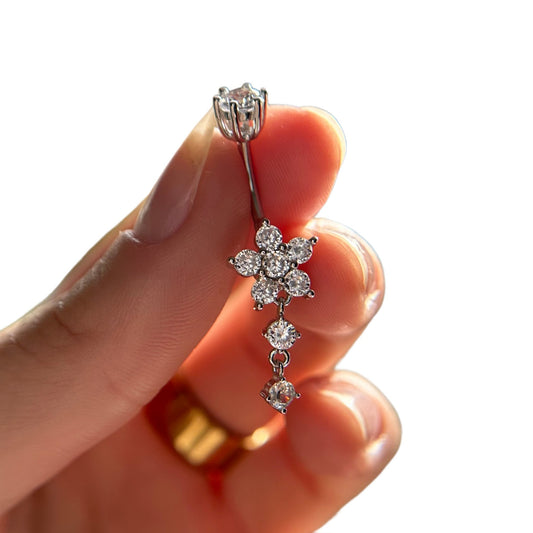 Daisy Belly Ring - Conscious Crystals New Zealand Crystal and Spiritual Shop