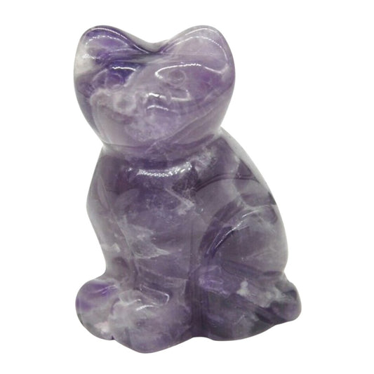 Amethyst Cat - Conscious Crystals New Zealand Crystal and Spiritual Shop