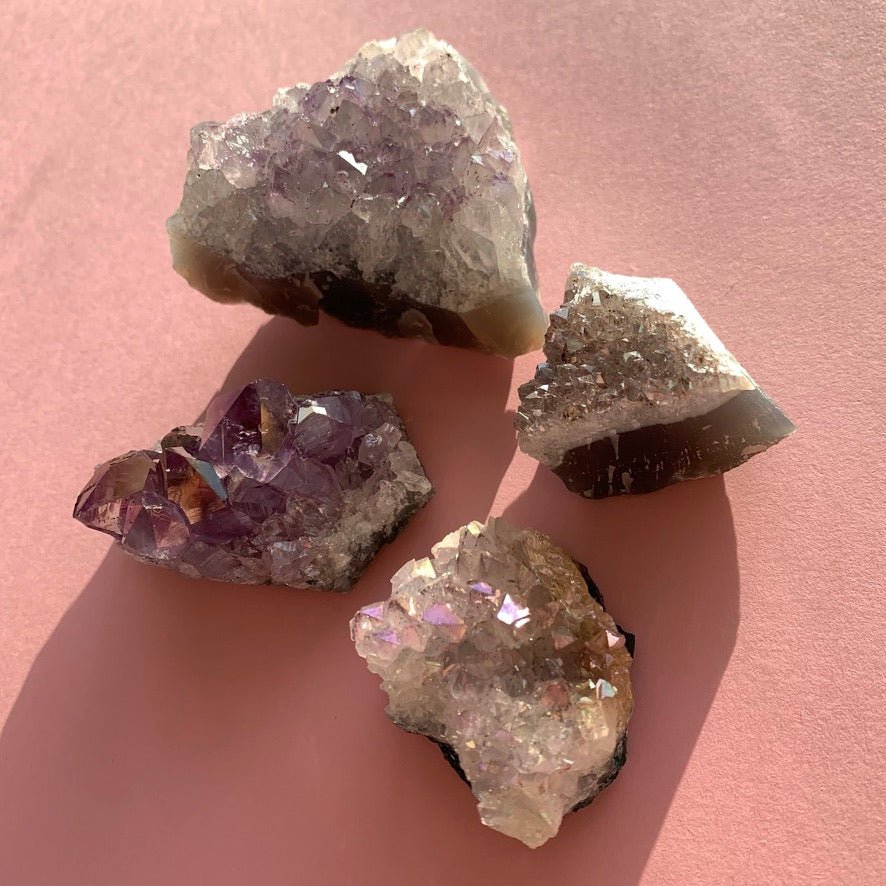 Angel Aura Quartz Cluster - Conscious Crystals New Zealand Crystal and Spiritual Shop