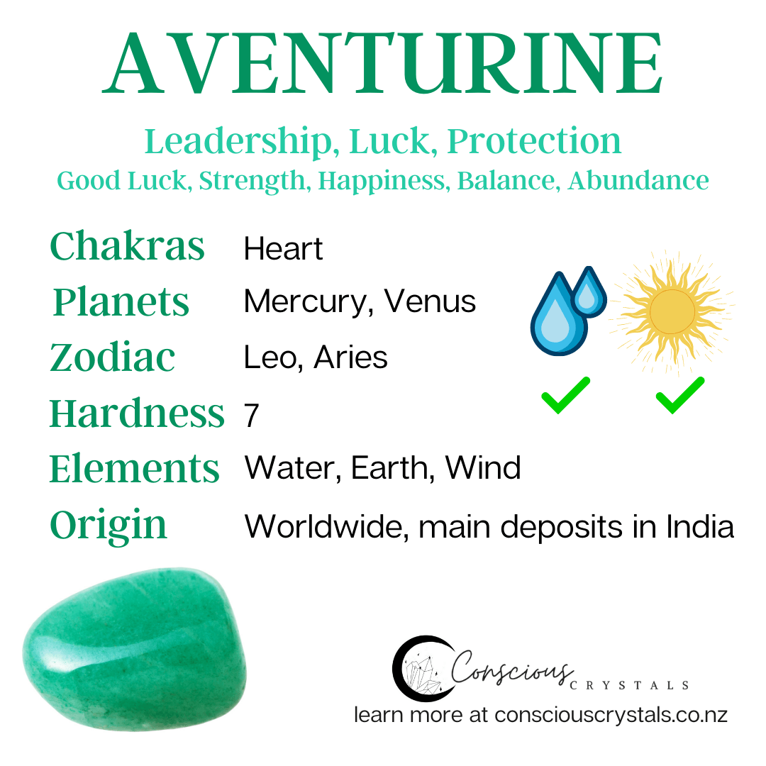 Aventurine Heart Ring - Conscious Crystals New Zealand Crystal and Spiritual Shop