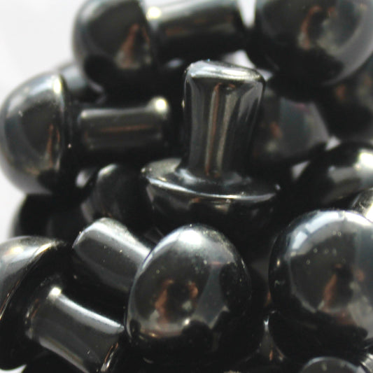 Black Obsidian Mushroom - Conscious Crystals New Zealand Crystal and Spiritual Shop