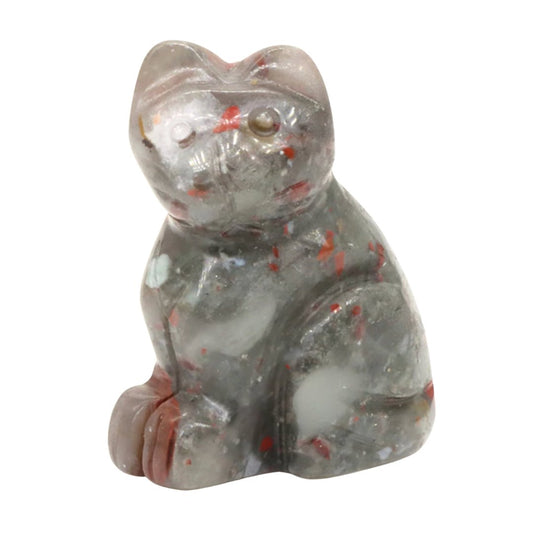 Bloodstone Cat - Conscious Crystals New Zealand Crystal and Spiritual Shop