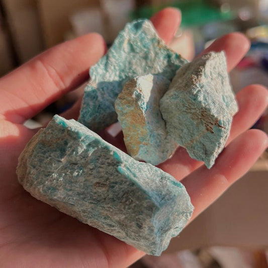 Blue Apatite Raw - Conscious Crystals New Zealand Crystal and Spiritual Shop