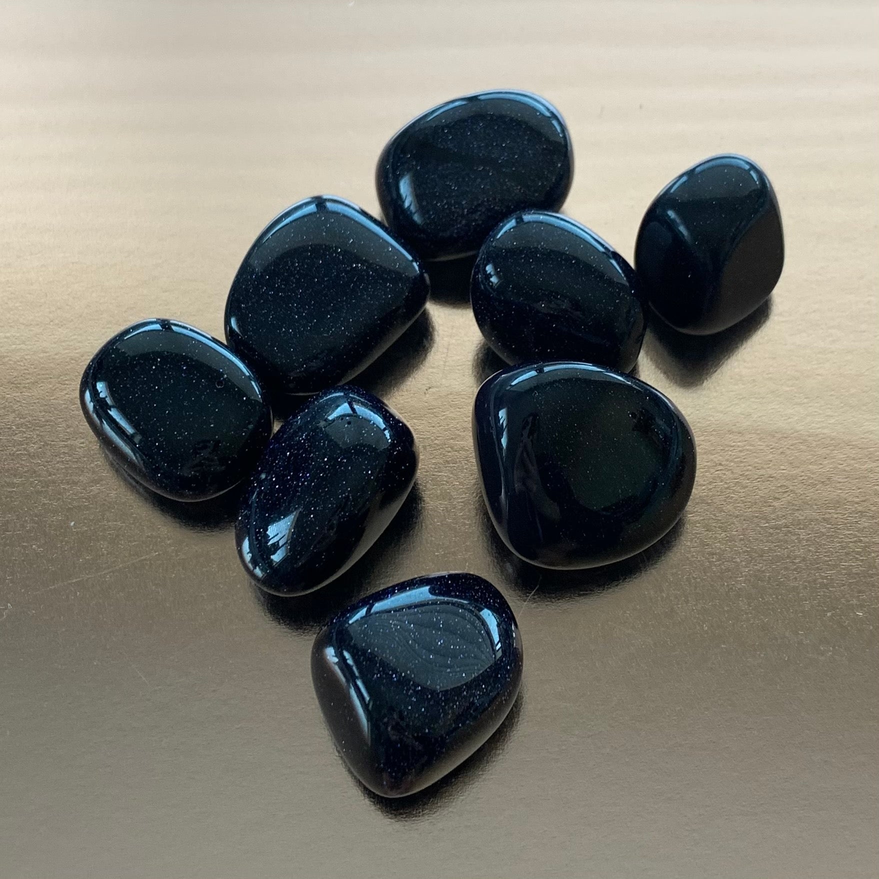 Blue Goldstone Tumble - Conscious Crystals New Zealand Crystal and Spiritual Shop