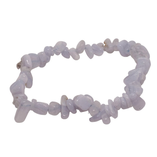 Blue Lace Agate Bracelet - Conscious Crystals New Zealand Crystal and Spiritual Shop