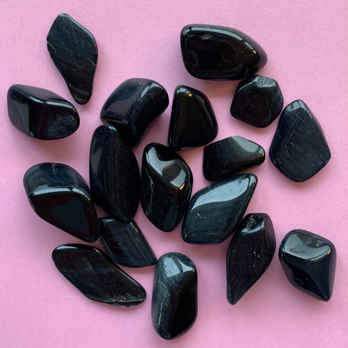 Blue Tigers Eye Tumble - Conscious Crystals New Zealand Crystal and Spiritual Shop