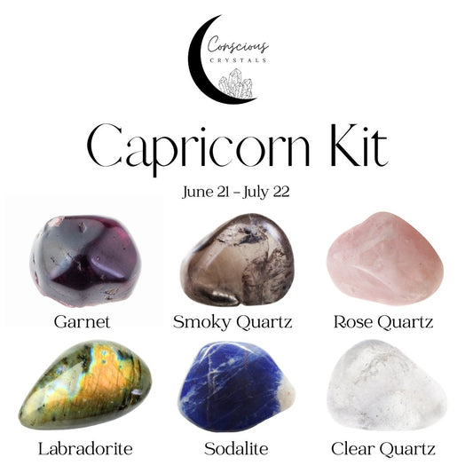 Capricorn Crystal Kit - Conscious Crystals New Zealand Crystal and Spiritual Shop