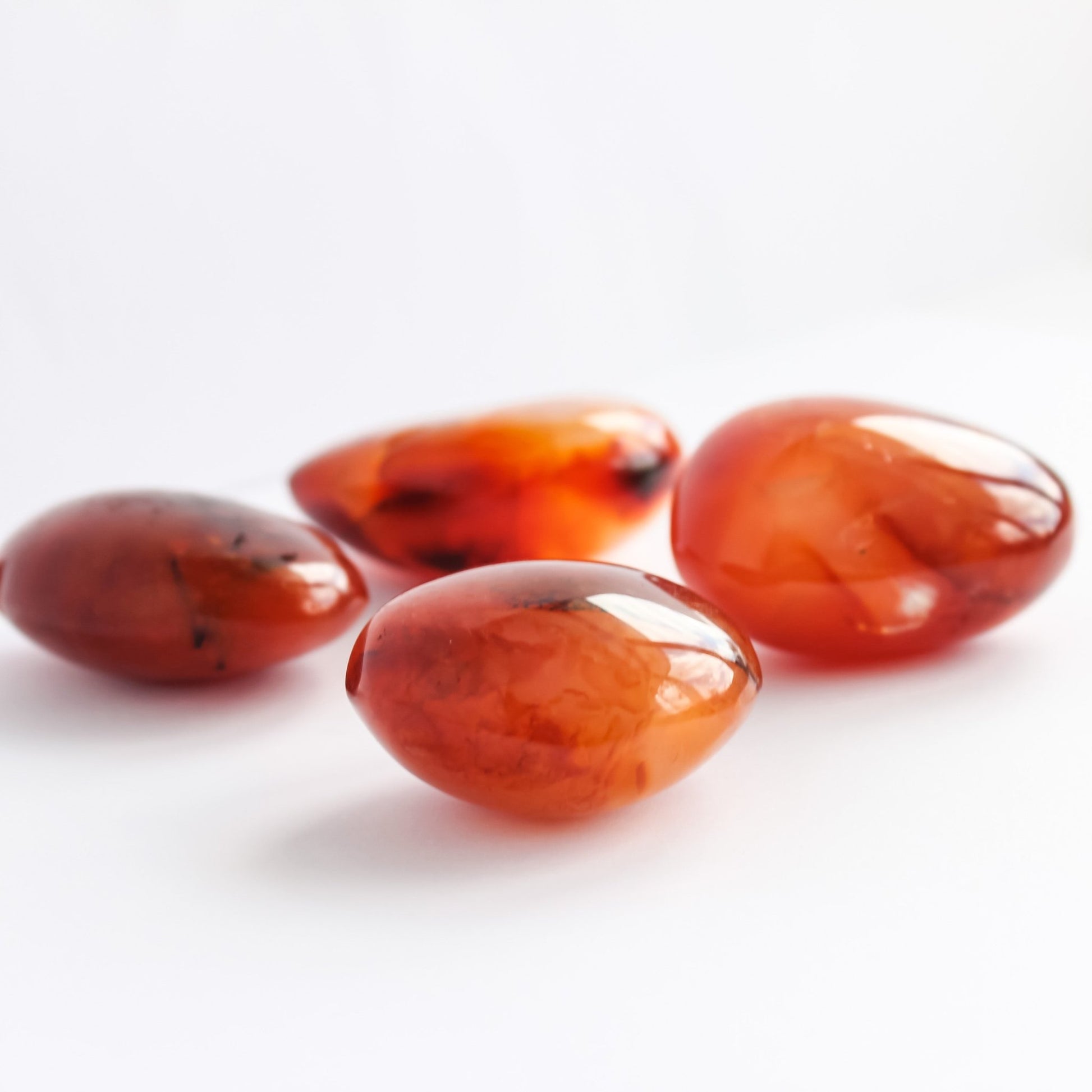 Carnelian Palm Stone - Conscious Crystals New Zealand Crystal and Spiritual Shop