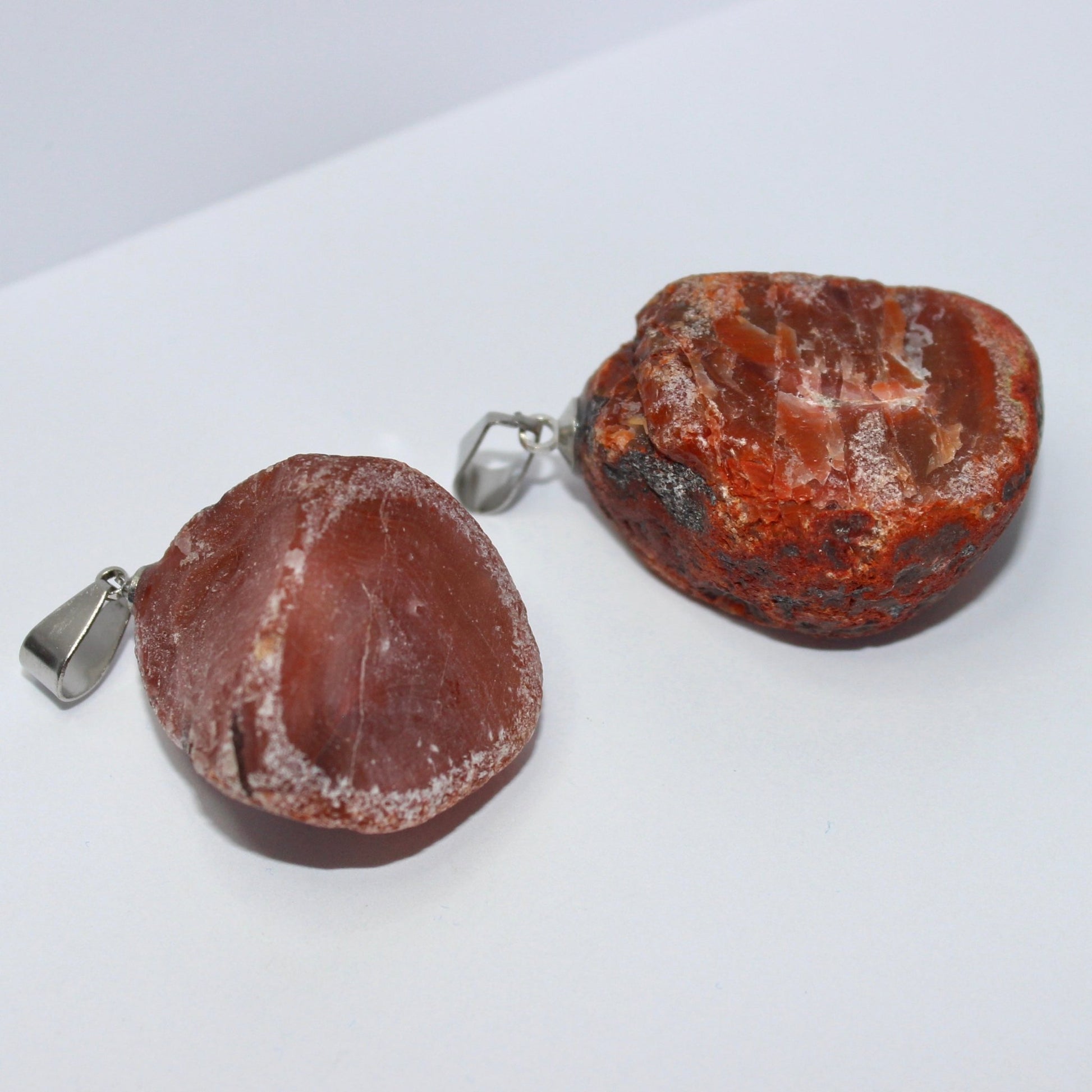 Carnelian Raw Pendant - Conscious Crystals New Zealand Crystal and Spiritual Shop