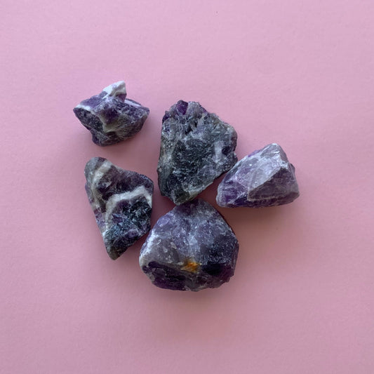 Chevron Amethyst Raw - Conscious Crystals New Zealand Crystal and Spiritual Shop