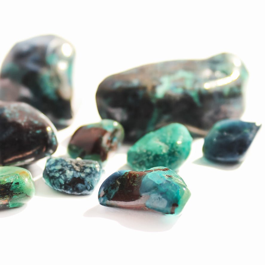 Chrysocolla Tumble - Conscious Crystals New Zealand Crystal and Spiritual Shop