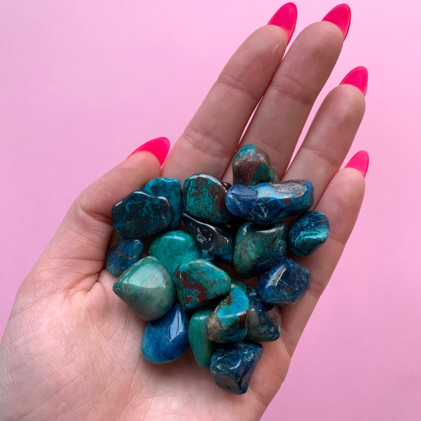 Chrysocolla Tumble - Conscious Crystals New Zealand Crystal and Spiritual Shop