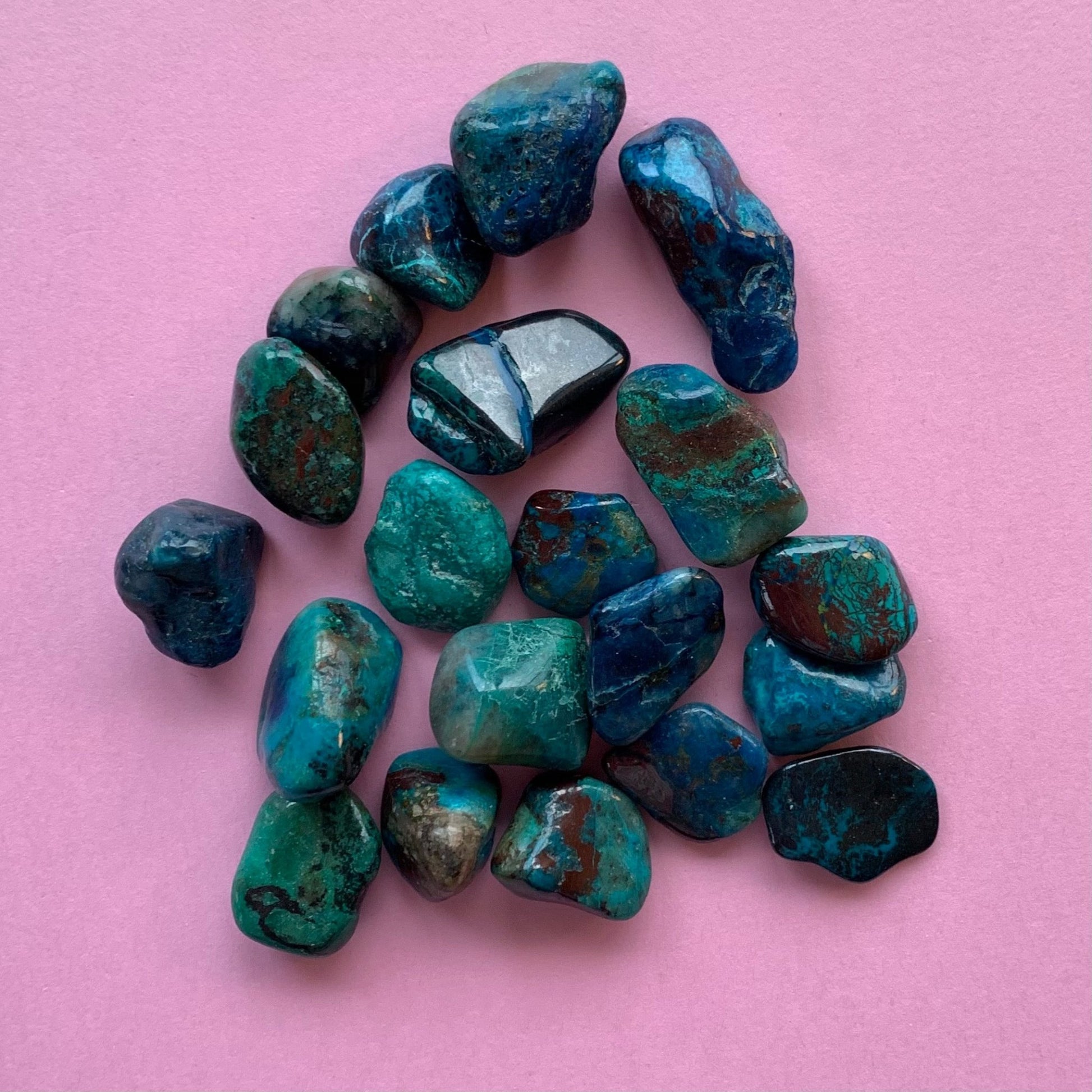 Chrysocolla Tumble - Conscious Crystals New Zealand Crystal and Spiritual Shop