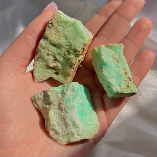 Chrysoprase Raw - Conscious Crystals New Zealand Crystal and Spiritual Shop