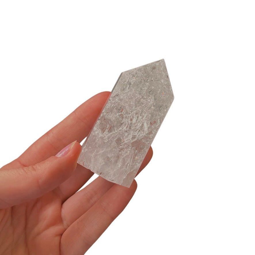 Cracked Quartz Tower - Conscious Crystals New Zealand Crystal and Spiritual Shop