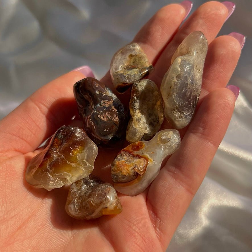 Fire Agate Tumble - Conscious Crystals New Zealand Crystal and Spiritual Shop