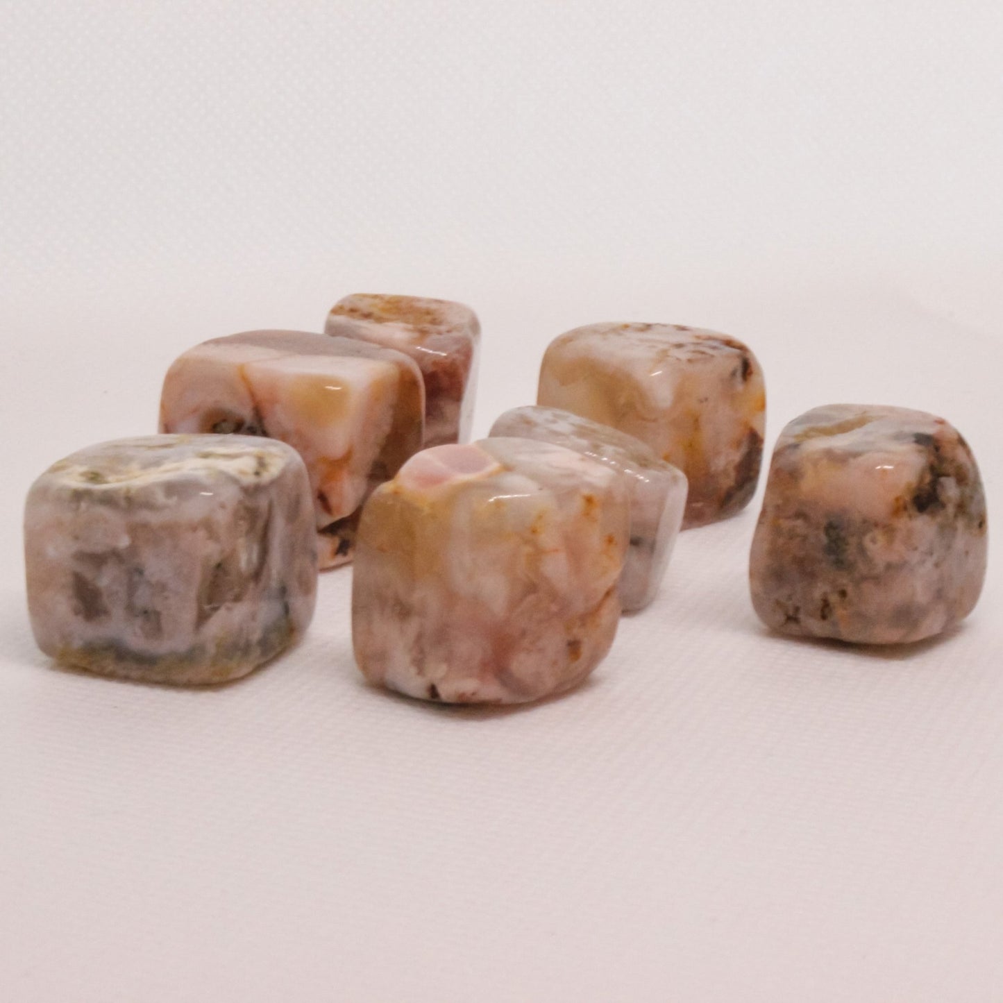 Flower Agate Cube - Conscious Crystals New Zealand Crystal and Spiritual Shop