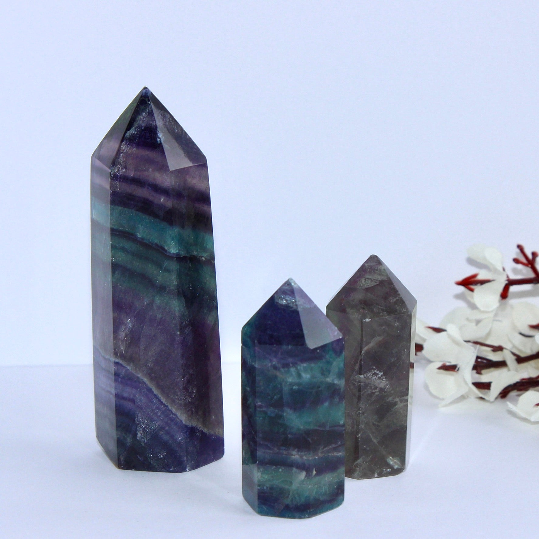 Fluorite Tower - Conscious Crystals New Zealand Crystal and Spiritual Shop