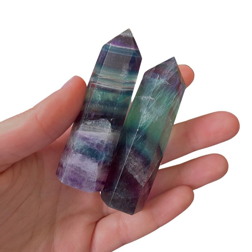 Fluorite Tower - Conscious Crystals New Zealand Crystal and Spiritual Shop