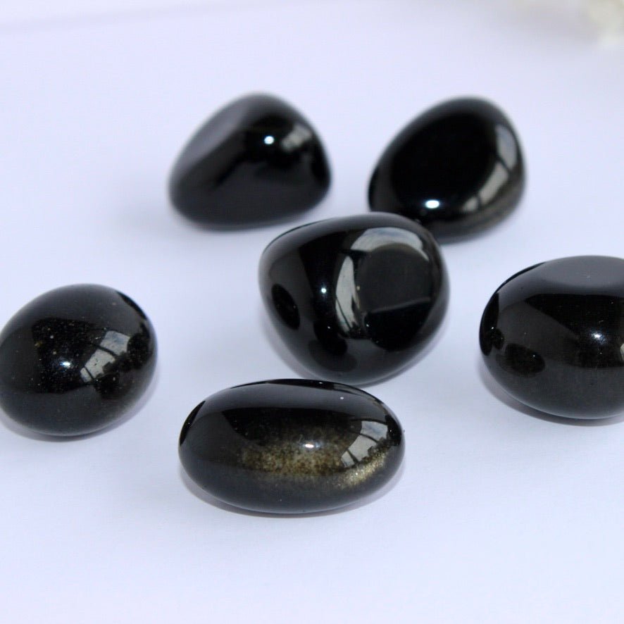Goldsheen Obsidian Tumble - Conscious Crystals New Zealand Crystal and Spiritual Shop