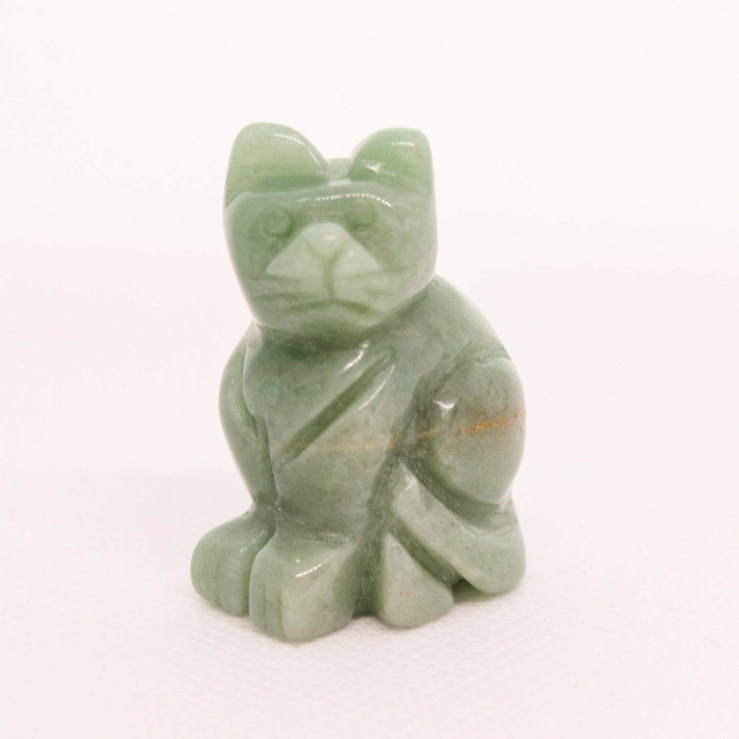 Green Aventurine Cat - Conscious Crystals New Zealand Crystal and Spiritual Shop