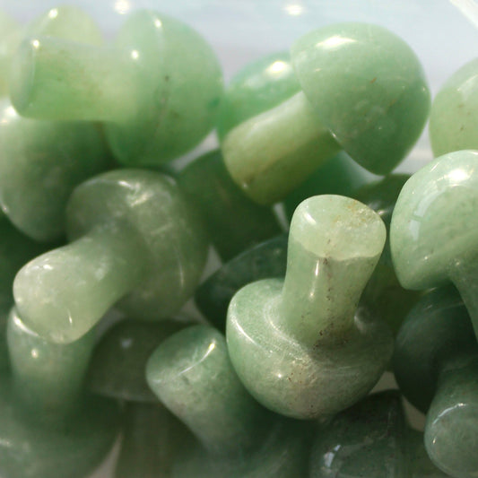 Green Aventurine Mushroom - Conscious Crystals New Zealand Crystal and Spiritual Shop