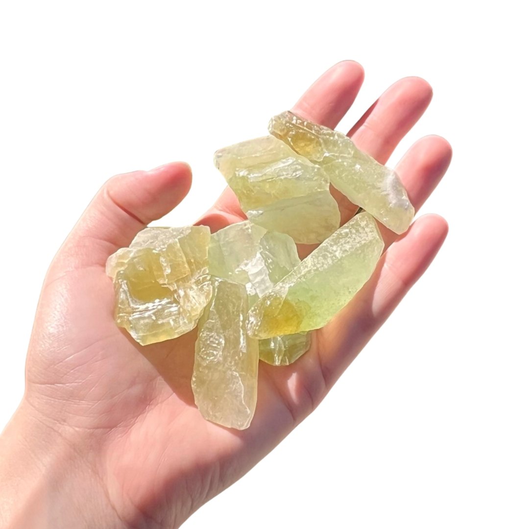 Green Calcite Raw - Conscious Crystals New Zealand Crystal and Spiritual Shop