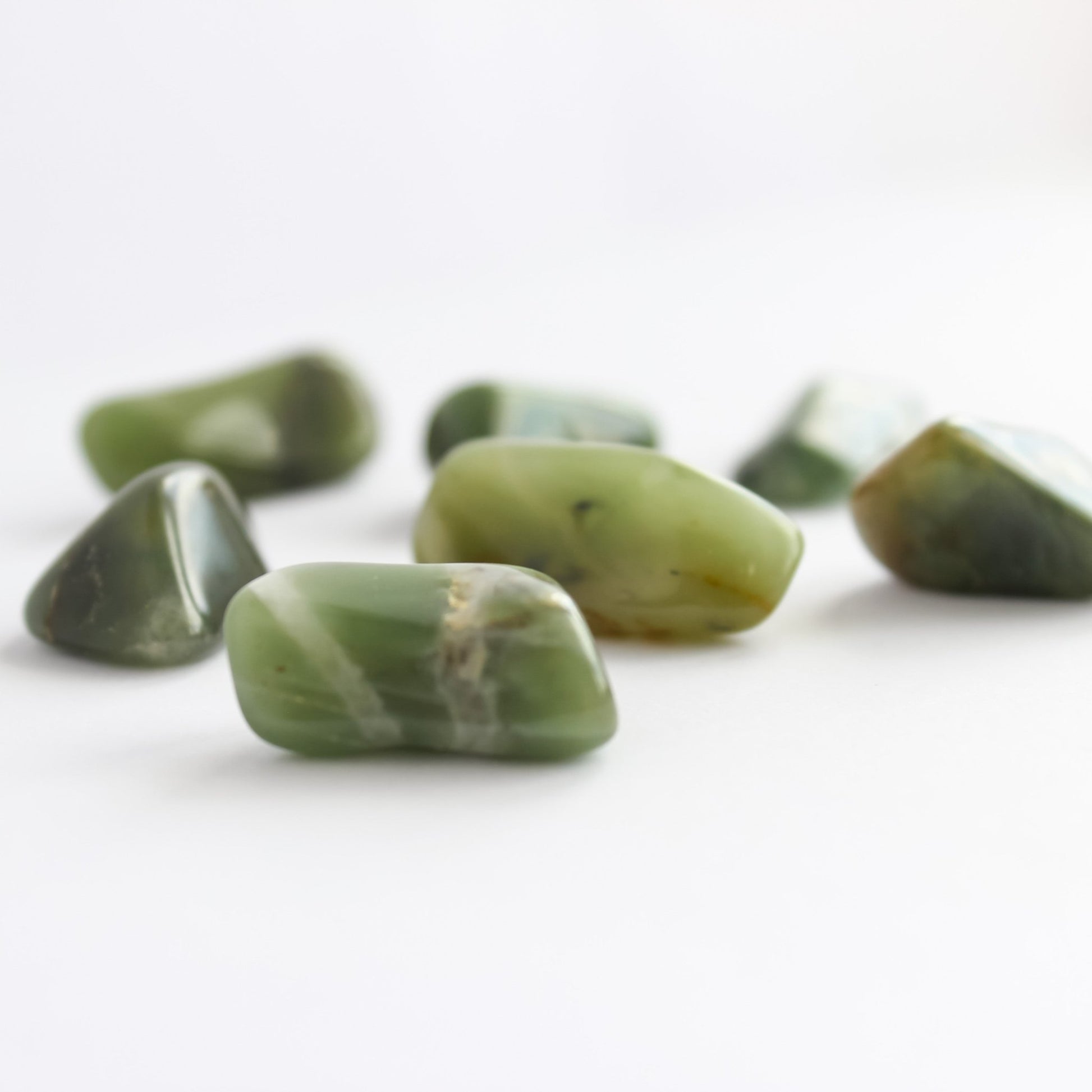 Green Chalcedony Tumble - Conscious Crystals New Zealand Crystal and Spiritual Shop