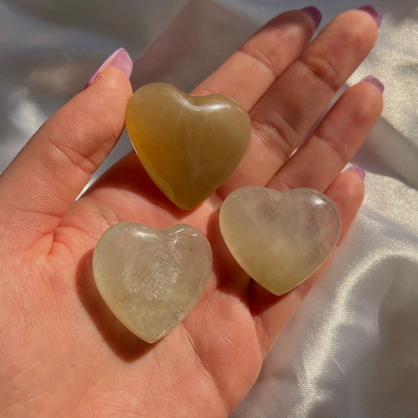 Green Moonstone Heart - Conscious Crystals New Zealand Crystal and Spiritual Shop
