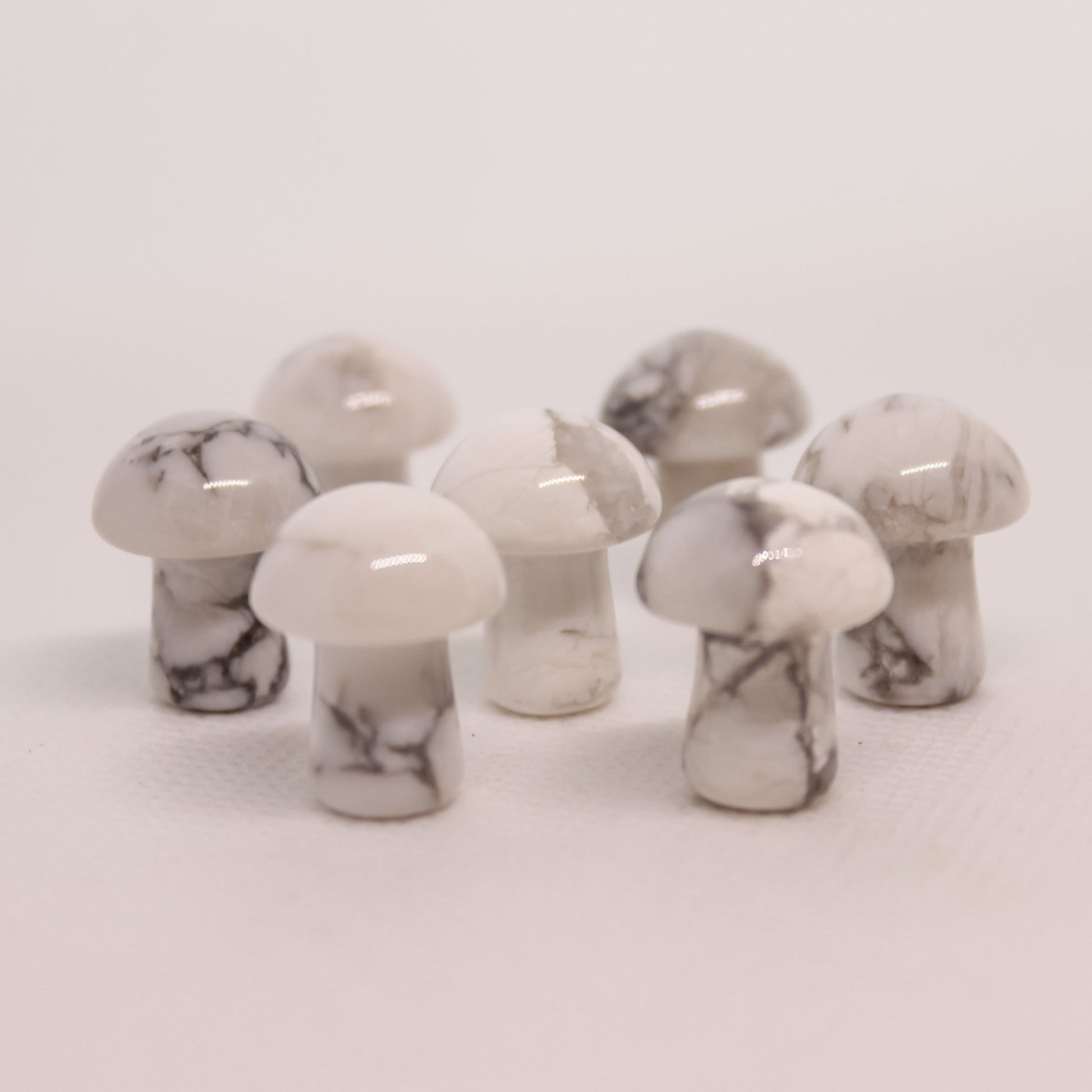 Howlite Mushroom - Conscious Crystals New Zealand Crystal and Spiritual Shop