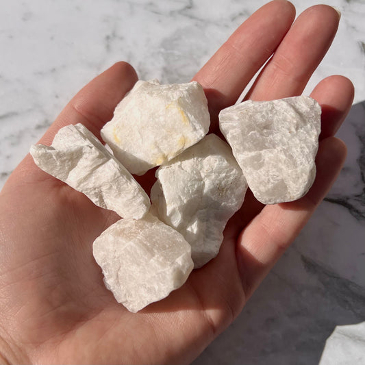 White Moonstone Raw - Conscious Crystals New Zealand Crystal and Spiritual Shop