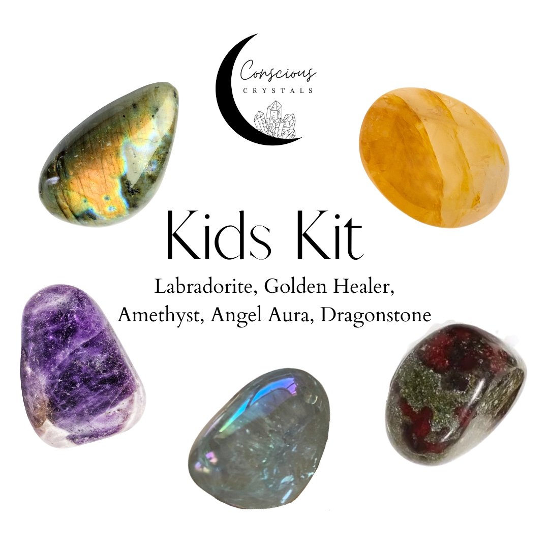 Kids Crystal Kit - Conscious Crystals New Zealand Crystal and Spiritual Shop