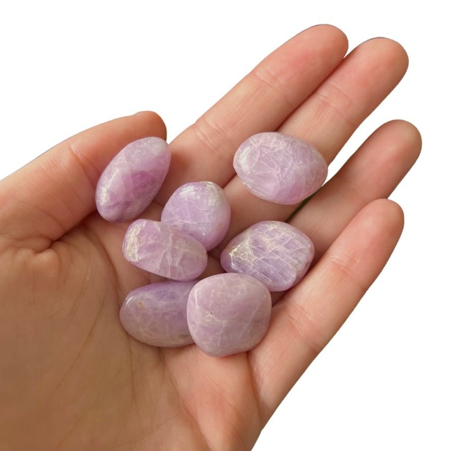 Kunzite Tumble - Conscious Crystals New Zealand Crystal and Spiritual Shop