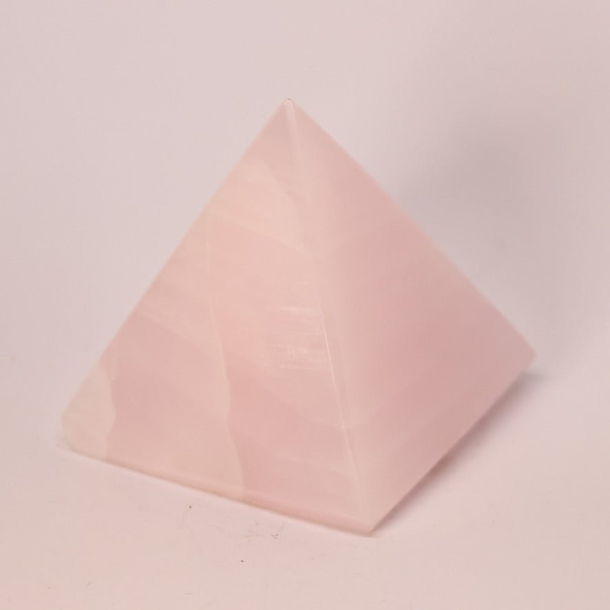 Mangano Calcite Pyramid - Conscious Crystals New Zealand Crystal and Spiritual Shop