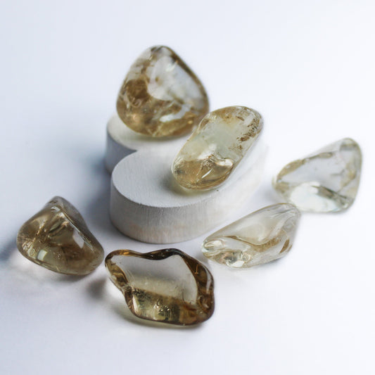 Natural Citrine Tumble - Conscious Crystals New Zealand Crystal and Spiritual Shop