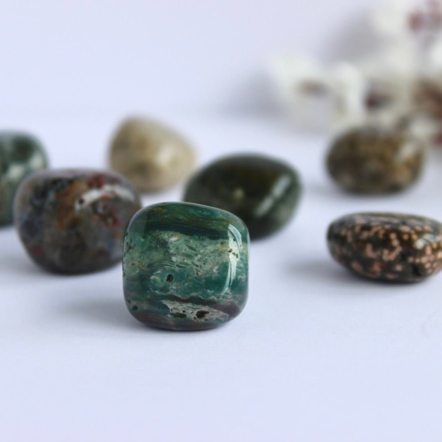 Ocean Jasper Tumble - Conscious Crystals New Zealand Crystal and Spiritual Shop