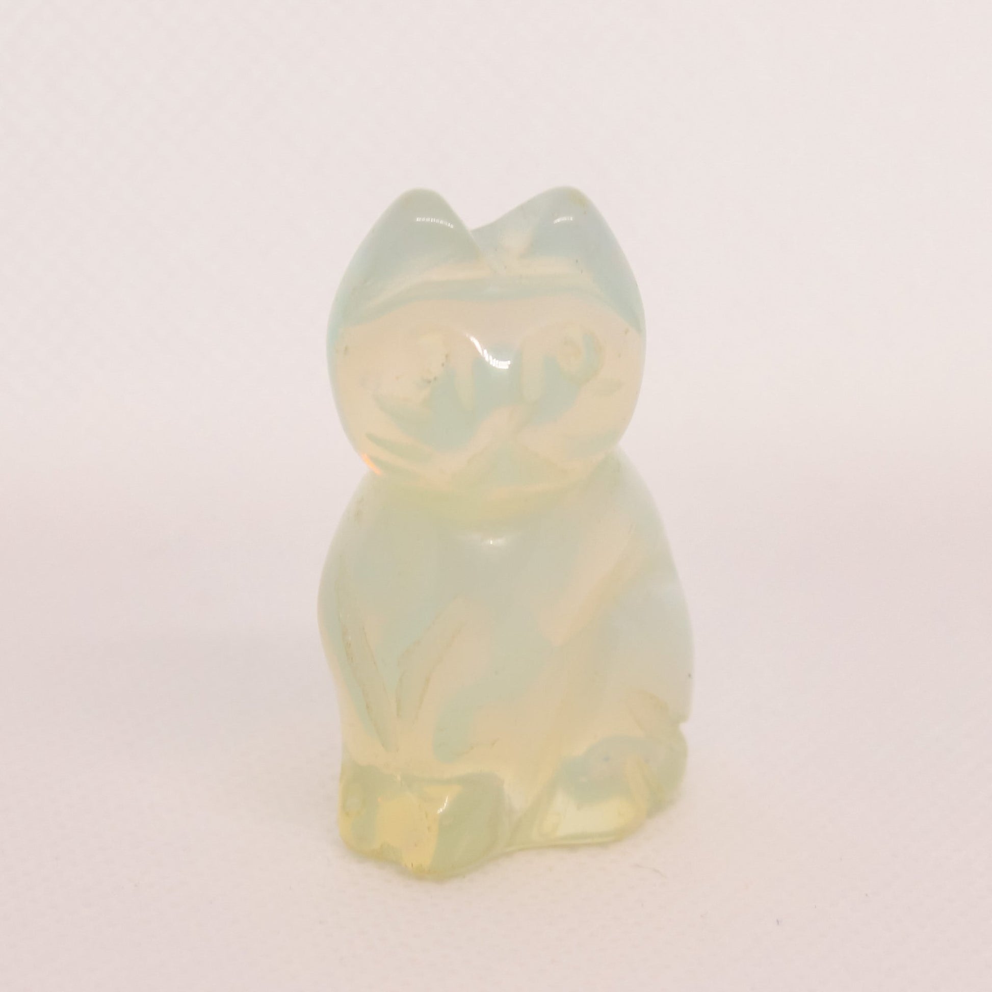 Opalite Cat - Conscious Crystals New Zealand Crystal and Spiritual Shop