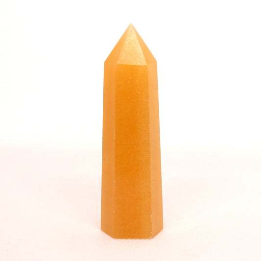 Orange Calcite Tower - Conscious Crystals New Zealand Crystal and Spiritual Shop