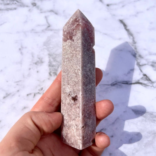 Pink Amethyst Tower - Conscious Crystals New Zealand Crystal and Spiritual Shop