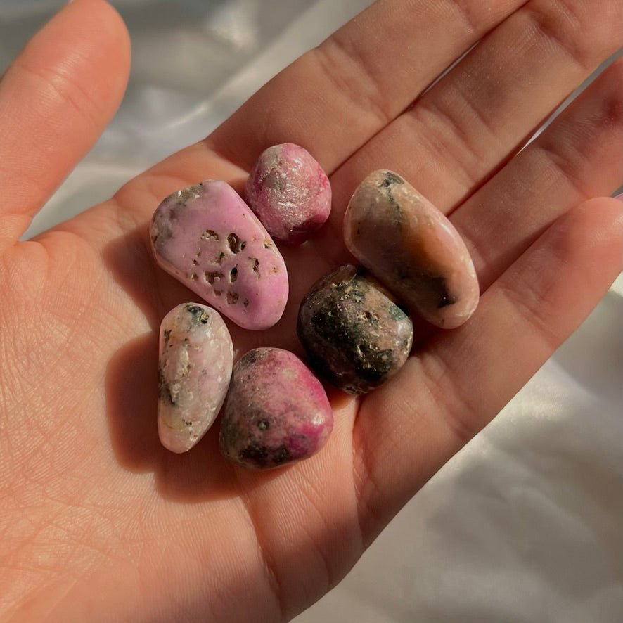 Pink Cobaltoan Calcite Tumble - Conscious Crystals New Zealand Crystal and Spiritual Shop