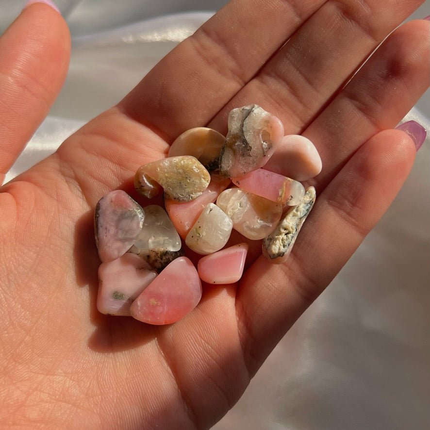 Pink Opal Tumble - Conscious Crystals New Zealand Crystal and Spiritual Shop