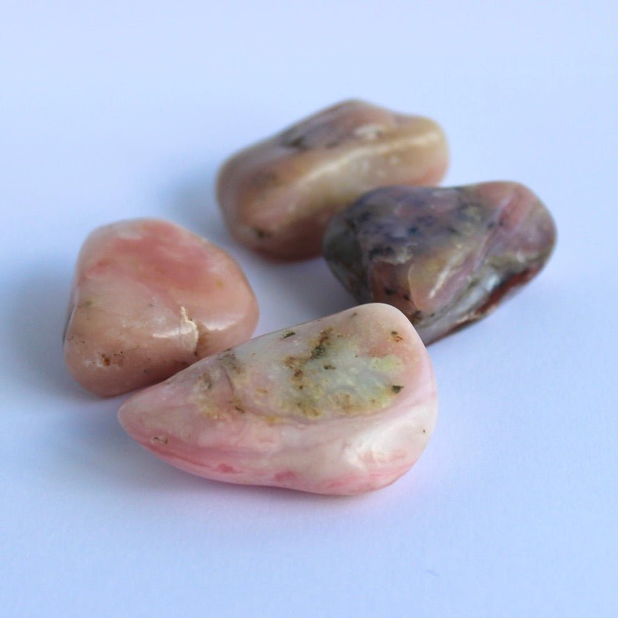 Pink Opal Tumble - Conscious Crystals New Zealand Crystal and Spiritual Shop