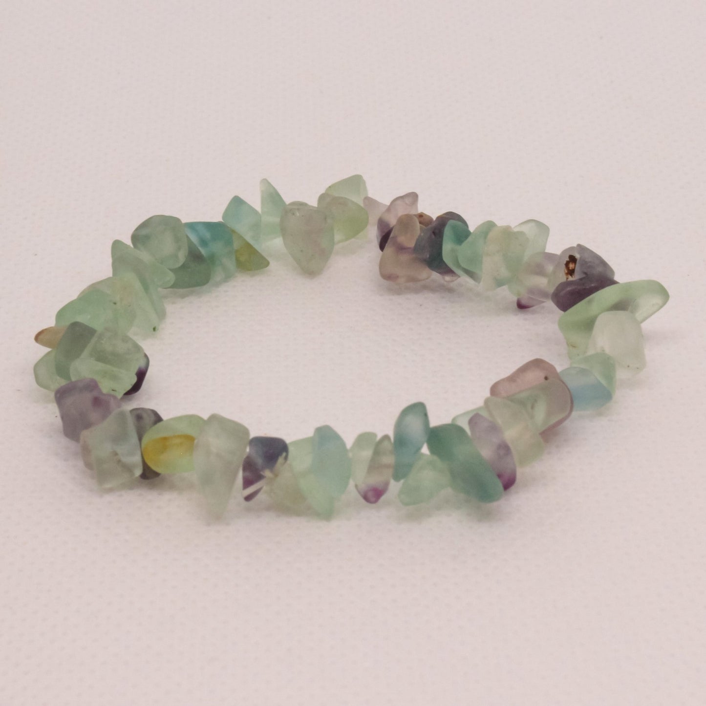 Rainbow Fluorite Bracelet - Conscious Crystals New Zealand Crystal and Spiritual Shop