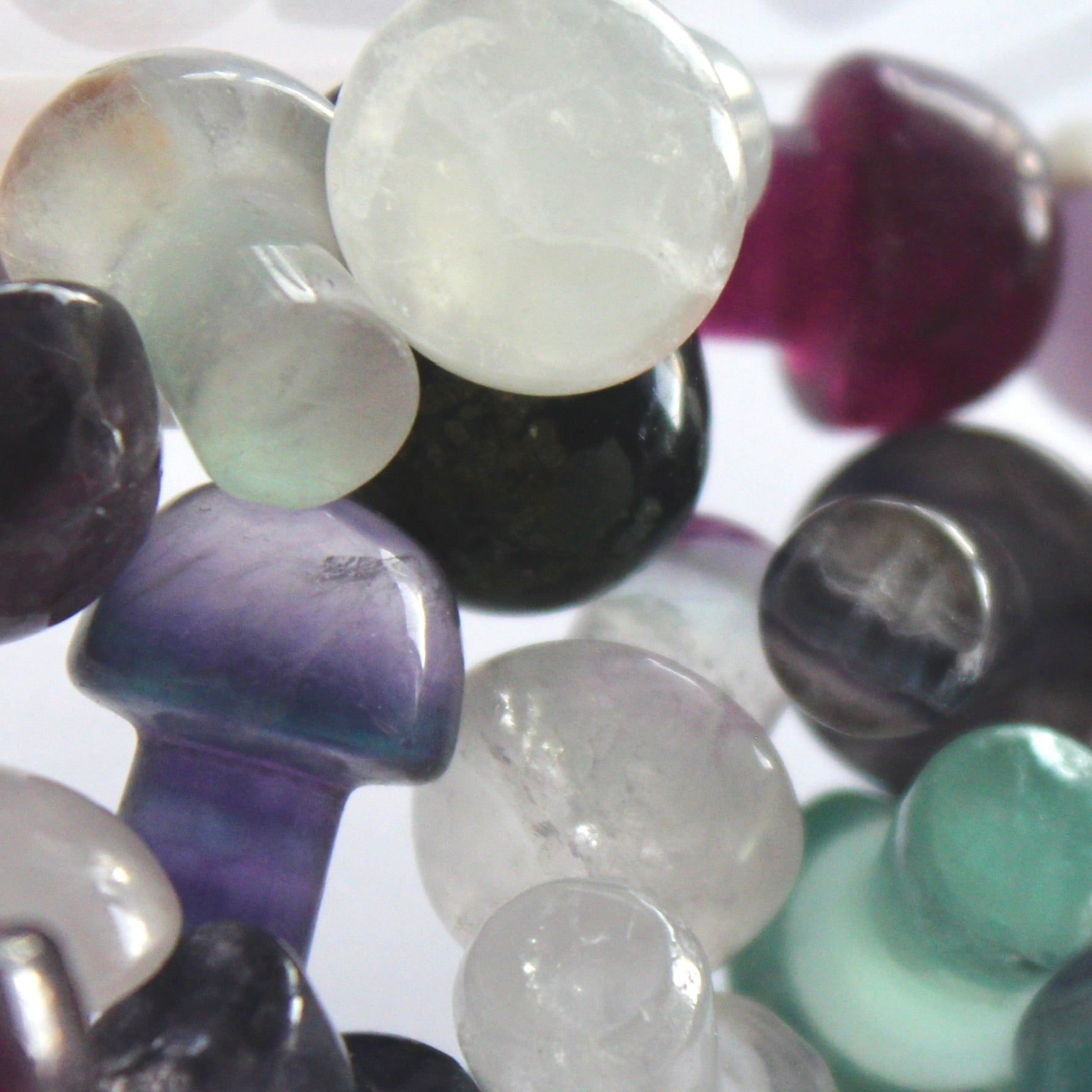 Rainbow Fluorite Mushroom - Conscious Crystals New Zealand Crystal and Spiritual Shop