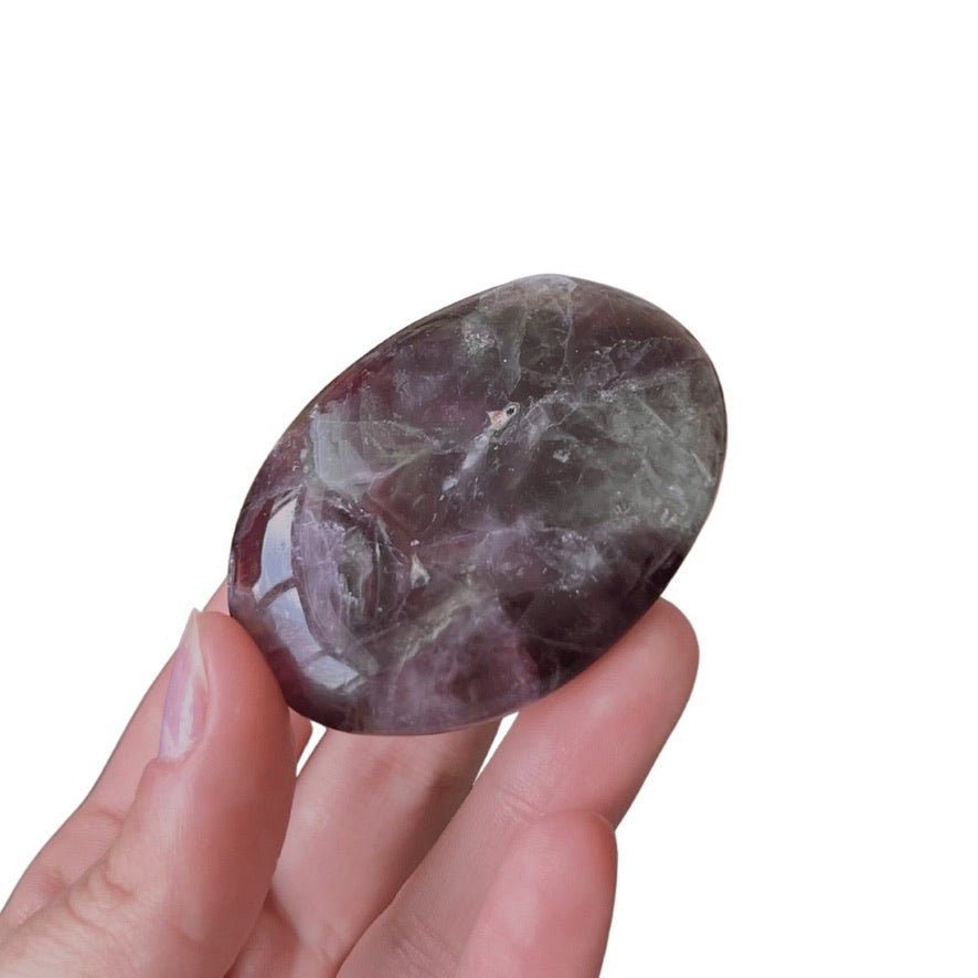 Rainbow Fluorite Soapstone - Conscious Crystals New Zealand Crystal and Spiritual Shop