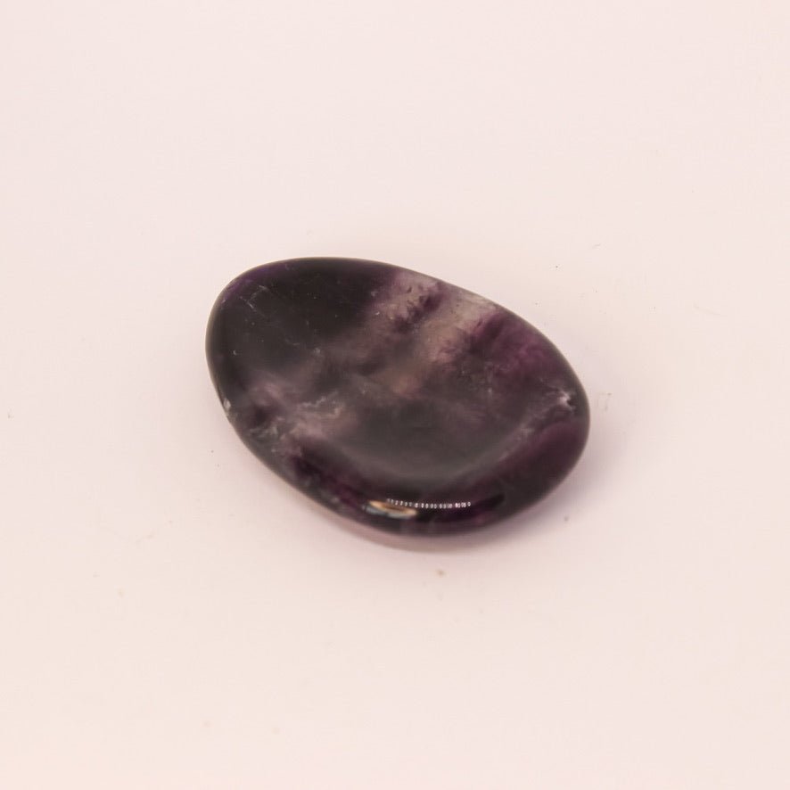 Rainbow Fluorite Thumb Stone - Conscious Crystals New Zealand Crystal and Spiritual Shop