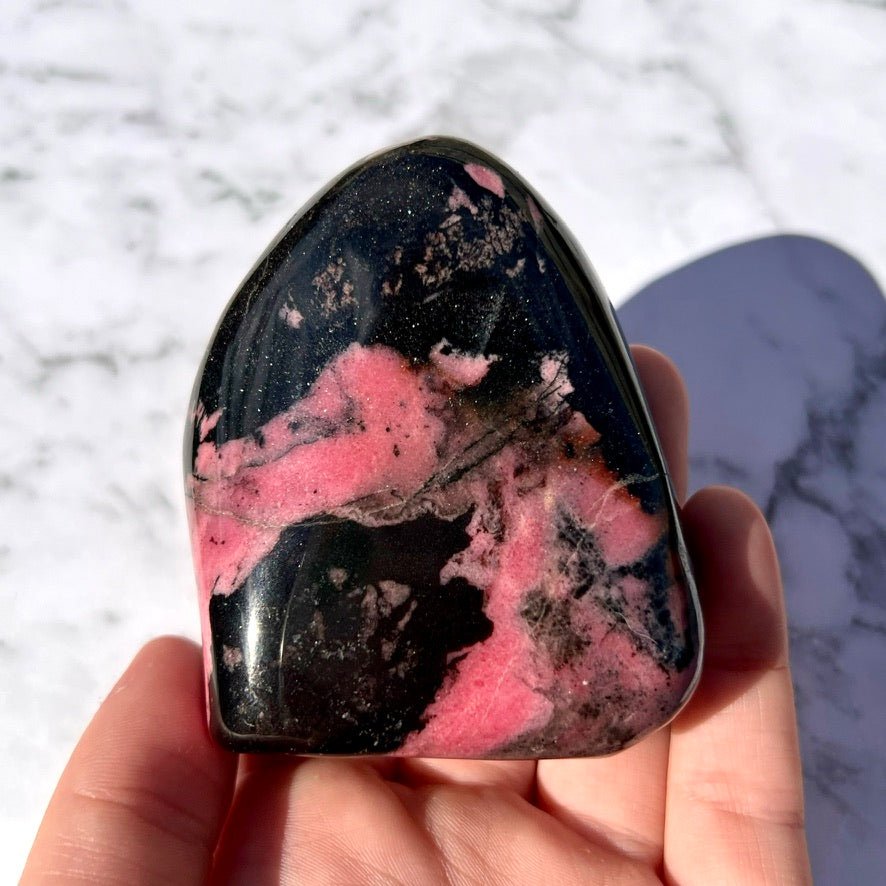 Rhodonite Freeform - Conscious Crystals New Zealand Crystal and Spiritual Shop